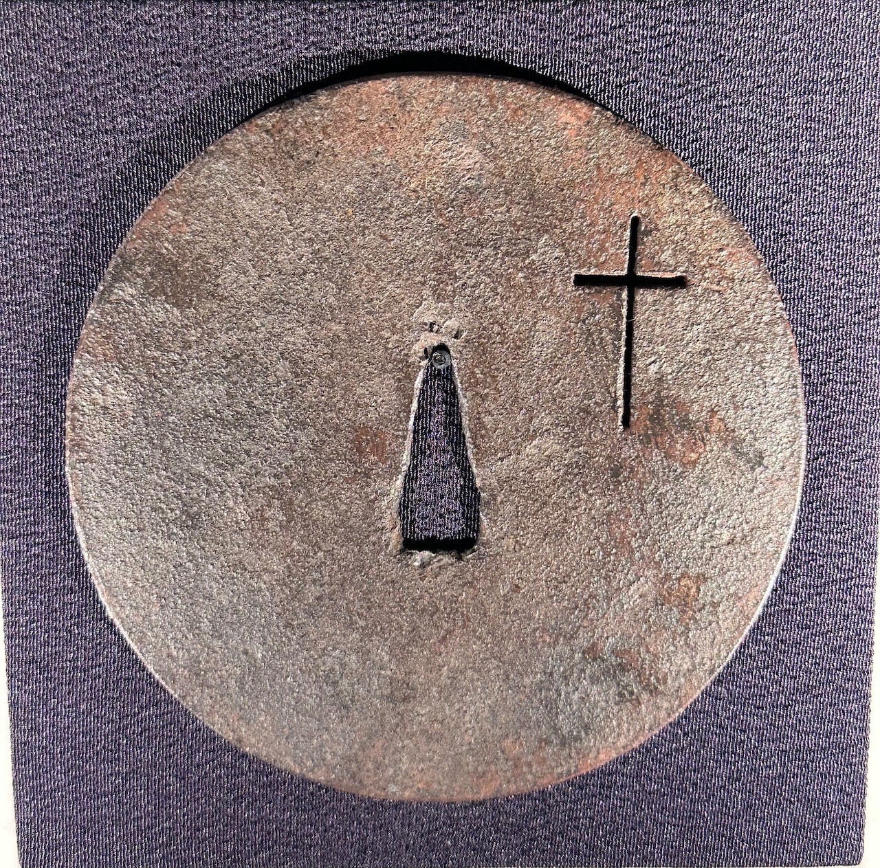 Sword guard (Tsuba) of a Christian Samurai Kirishitan (キリシタン