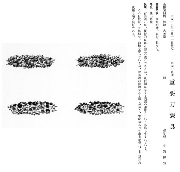 10　　目貫　　山椒図　　無銘（古美濃）　　第48回.jpg